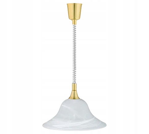 Závěsná lampa Viola zlatá, svítidlo Trio