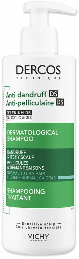 Vichy Dercos Anti Dandruff Ds szampon przeciwłupieżowy włosy normalne 390ml