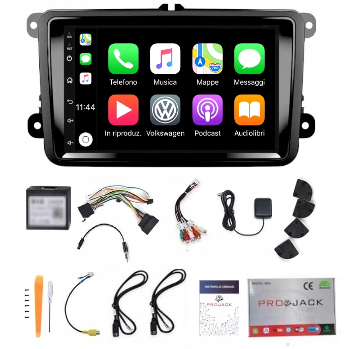 Rádio Navigácia Android Auto Carplay Vw Amarok 2010-2015 2GB 64GB