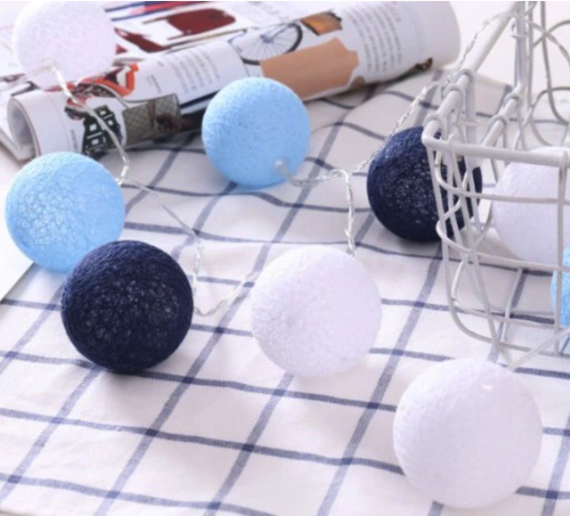 LAMPKI CHOINKOWE KULE 20 LED COTTON BALLS 3M Zastosowanie wewnątrz