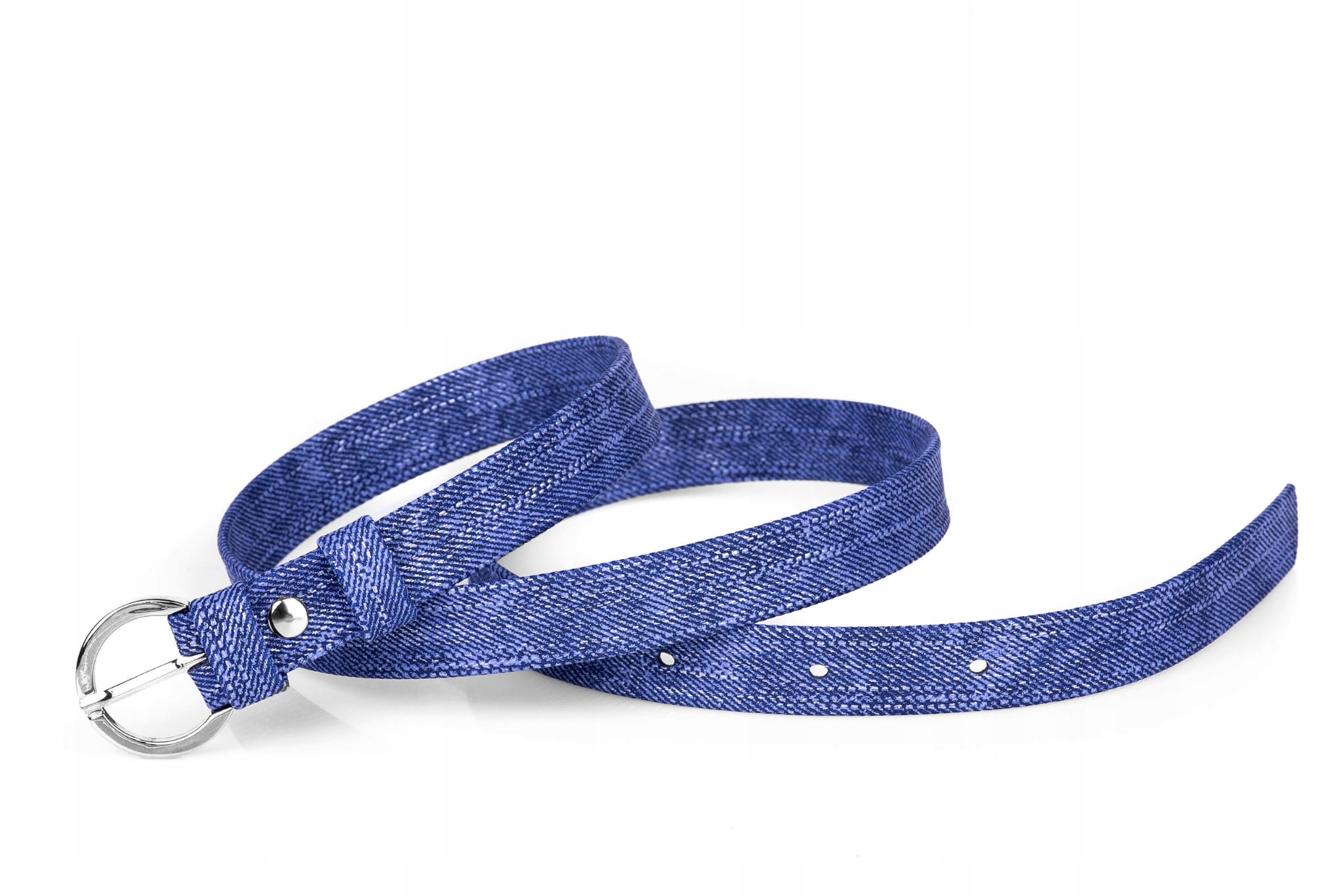 

Pasek damski klasyczny jeans 2 cm