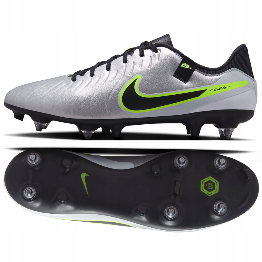 Nike Tiempo Legend 10 Academy Sg-pro Ac (42,5) Kopačky Šroubovací Unisex Stříbrné
