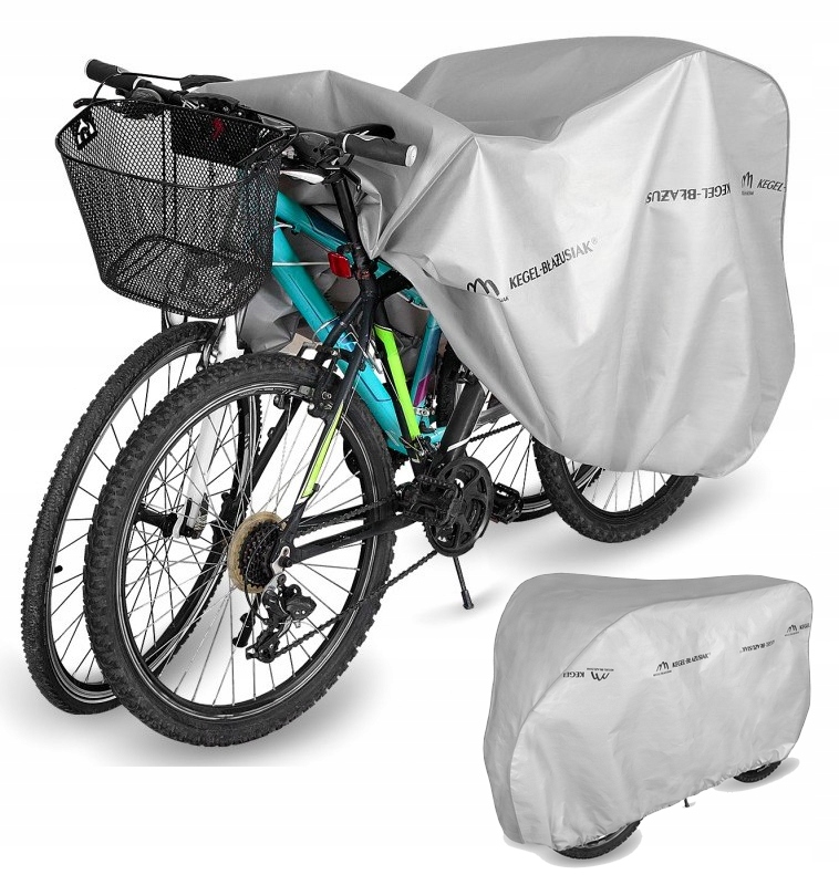

Całoroczny nieprzemakalny pokrowiec na dwa rowery