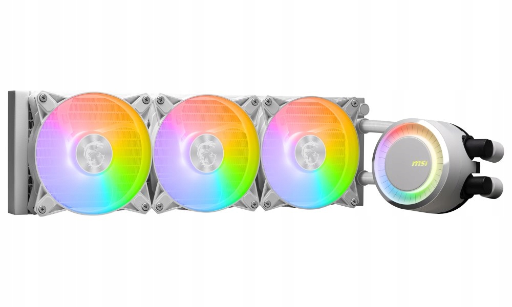 Msi vodní chladič Cpu Mag Core Liquid E360 White/ 3x 120mm Argb fan/ podpor