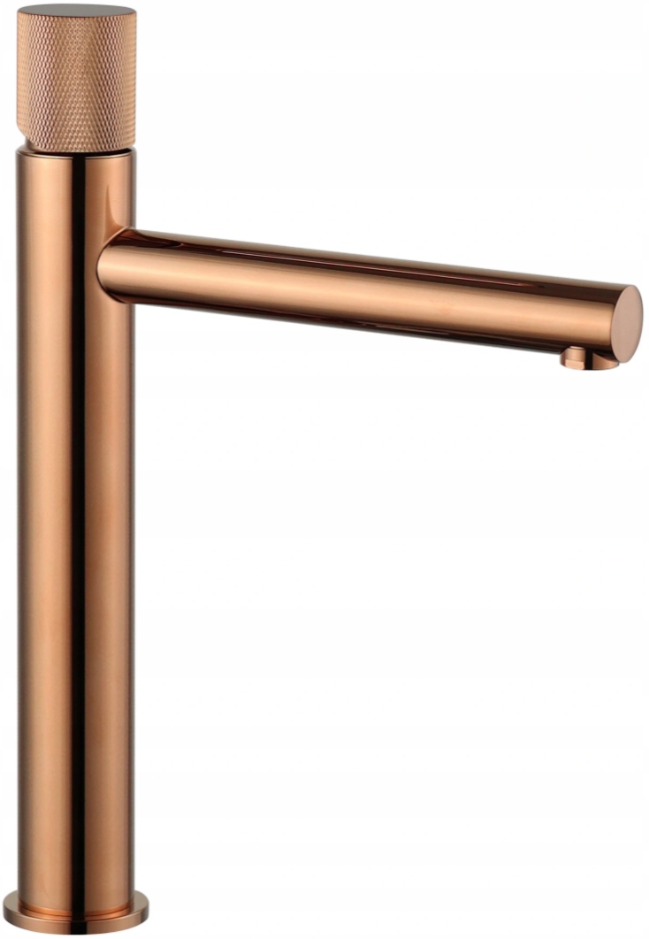 Mexen Elba One Vysoká Umyvadlová Baterie Růžové Zlato 29,5 cm