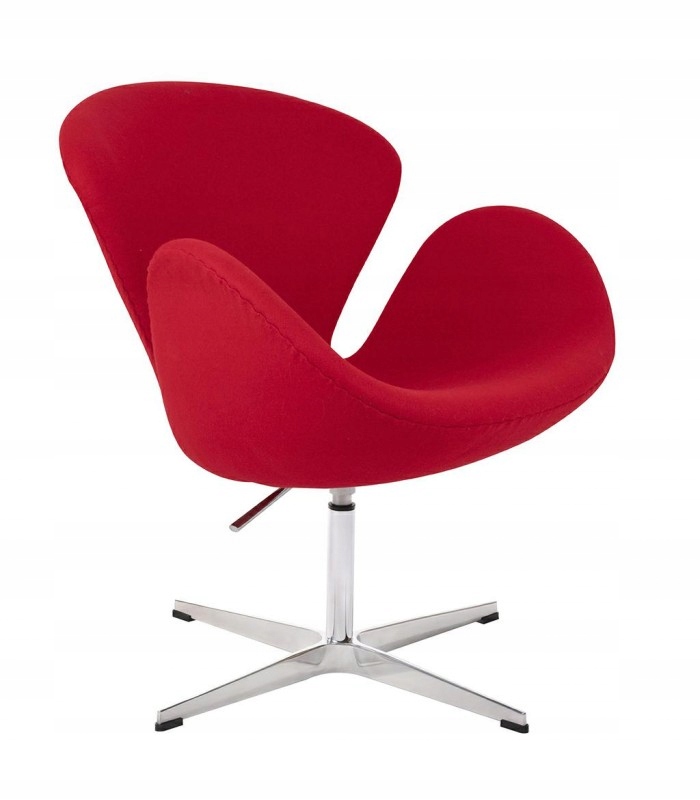 Fotel Swan Premium regulowany czerwony