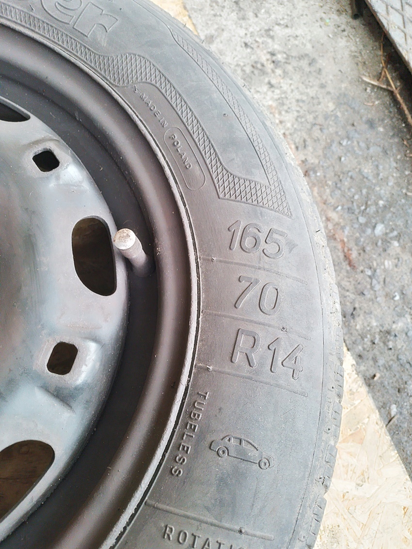 KOŁA FELGI OPONY 175/65 R14 SKODA FABIA I Kolor Czarny