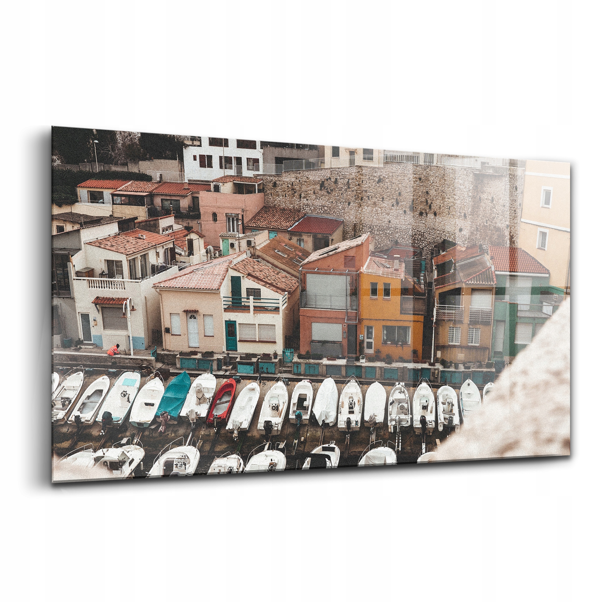 Fotoobraz na zeď Lodě staré město 100x50 cm
