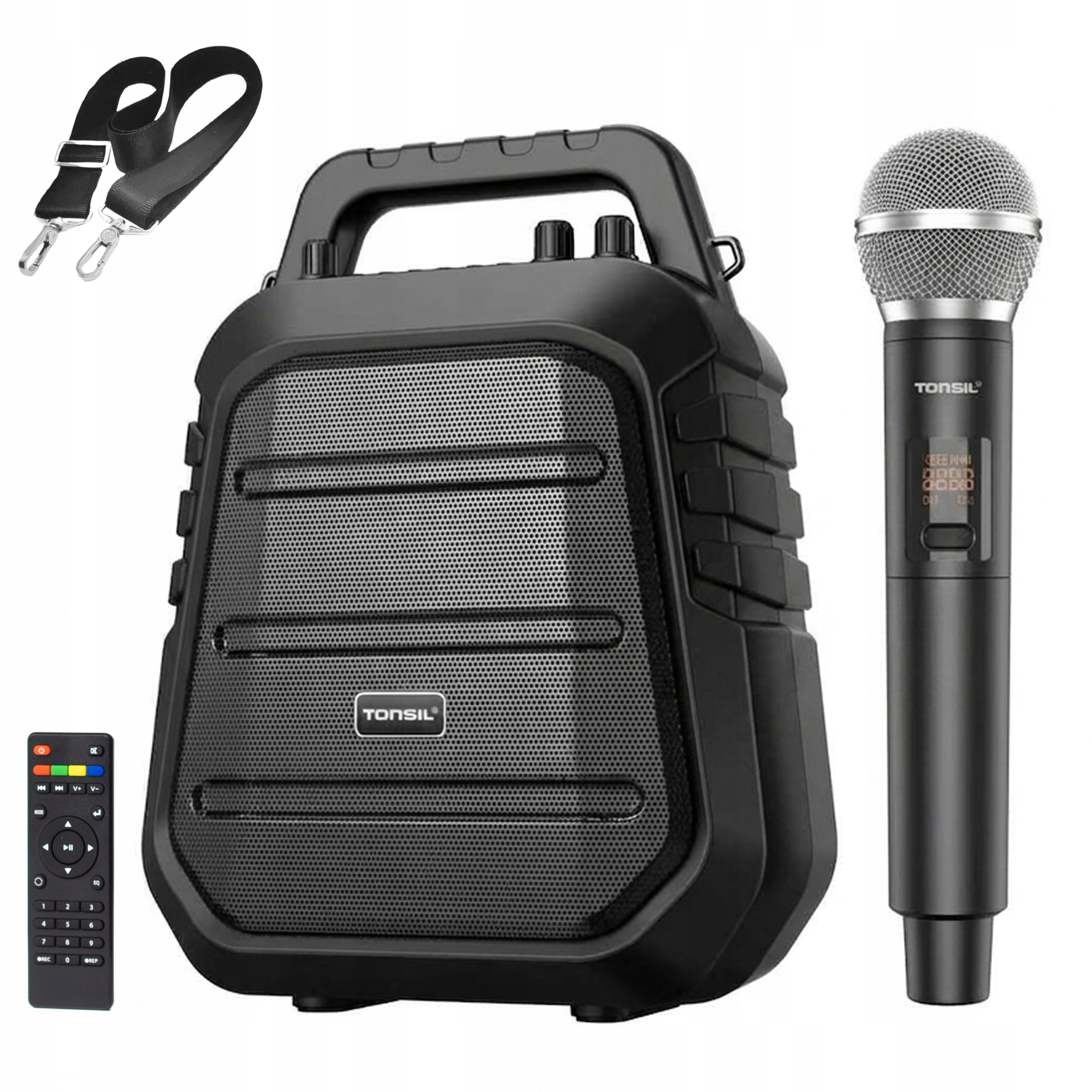 Přenosný bezdrátový reproduktor Tonsil Zp 8 Bt MP3 Usb Aux Mikrofon Popruh