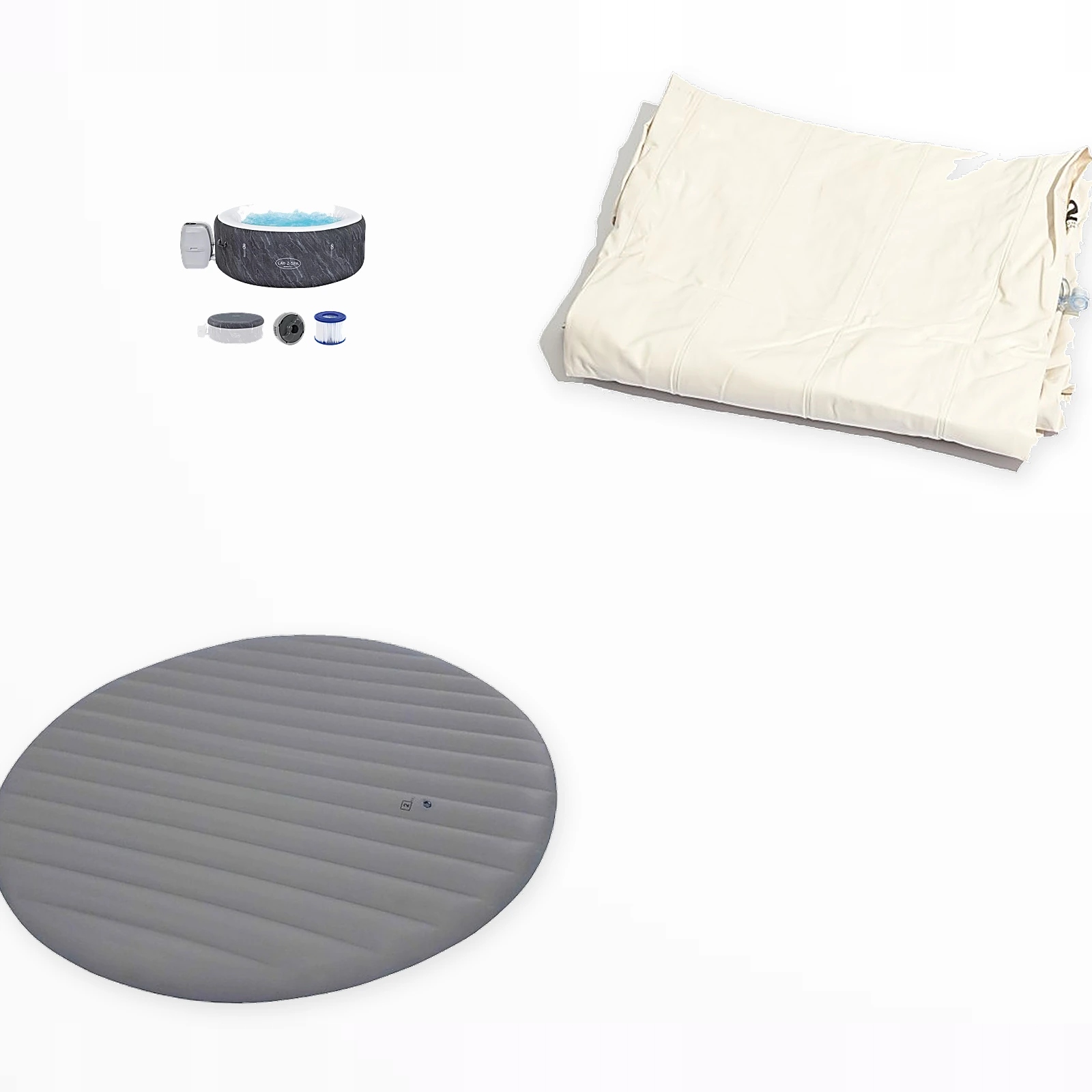 Krycí Plachta nafukovací do lázní Lay-Z-Spa AirJet 180 cm 60175 Boracay Bestway nové