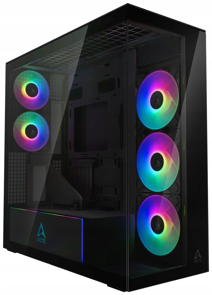 Arctic skříň Xtender E-atx 2x120mm Argb fan 2xUSB Usb-c vertical