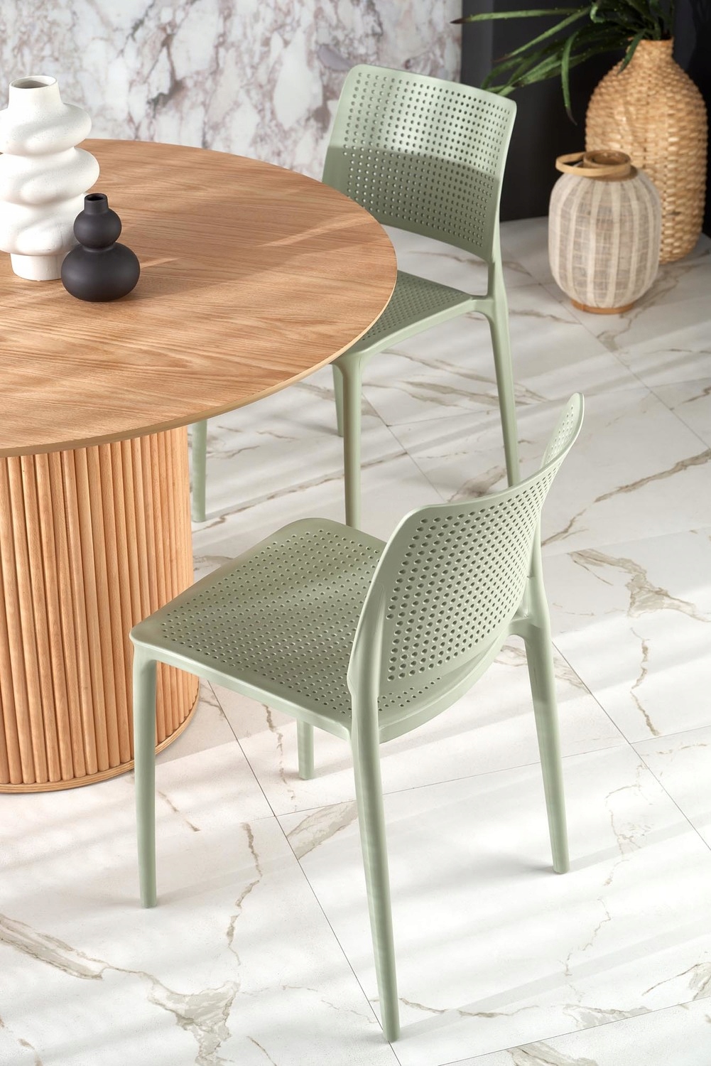 Krzesło do poczekalni K514 tworzywo sztuczne Blue Rodzaj nóg Proste