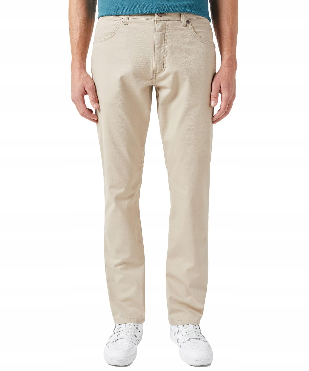 Kalhoty Wrangler Greensboro 112350799 Plaza Taupe W 33 L 32