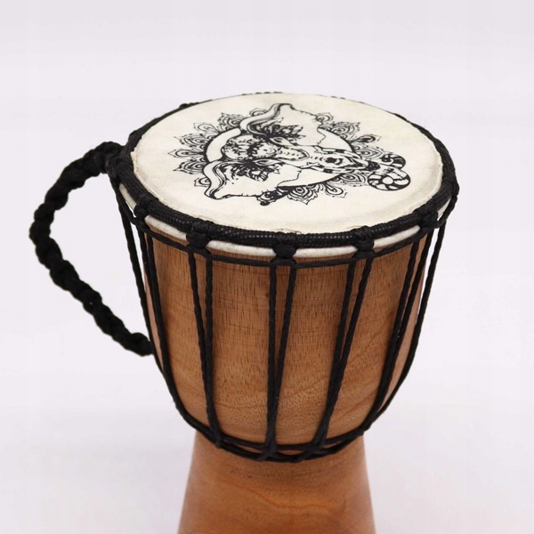 Bęben Djembe Rękodzieło - 20 cm Marka inna