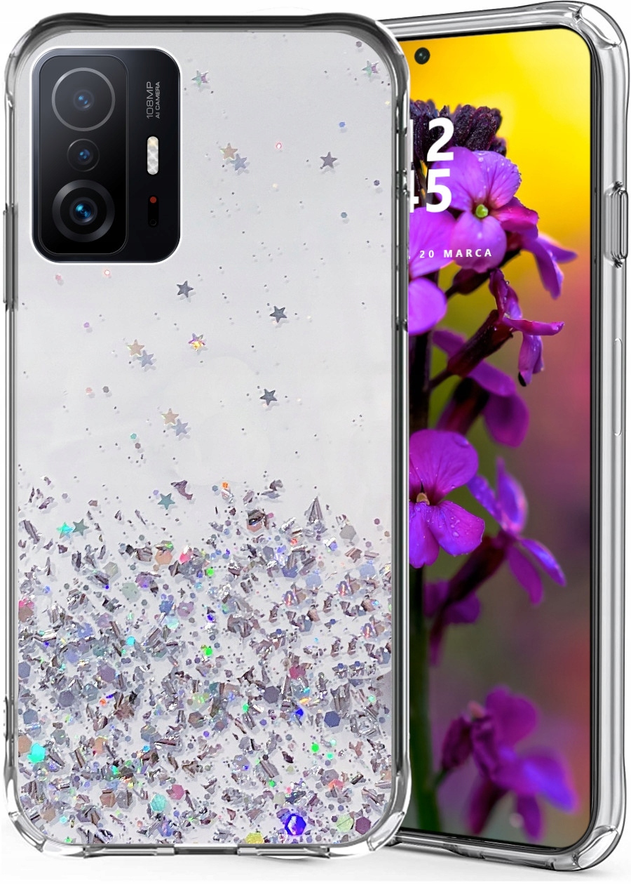 

Etui do Xiaomi 11T Pro Glitter Case Brokat Szkło
