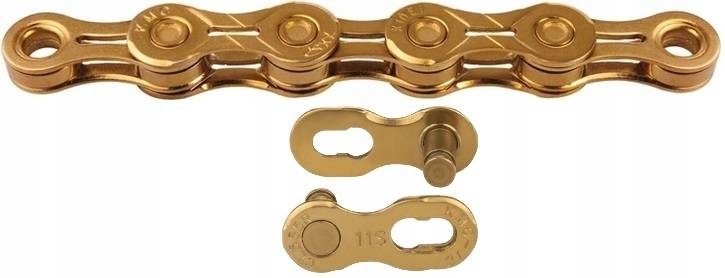 

Kmc łańcuch X-10-EL X10EL złoty 10rz 114 +spinka