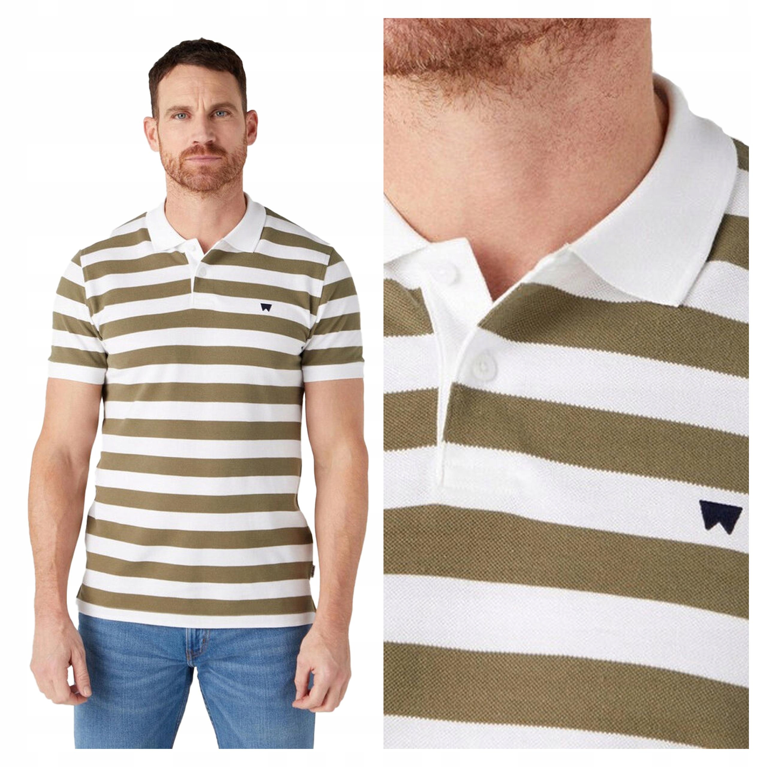 Wrangler Stripe Pánské Polokošile Límeček M