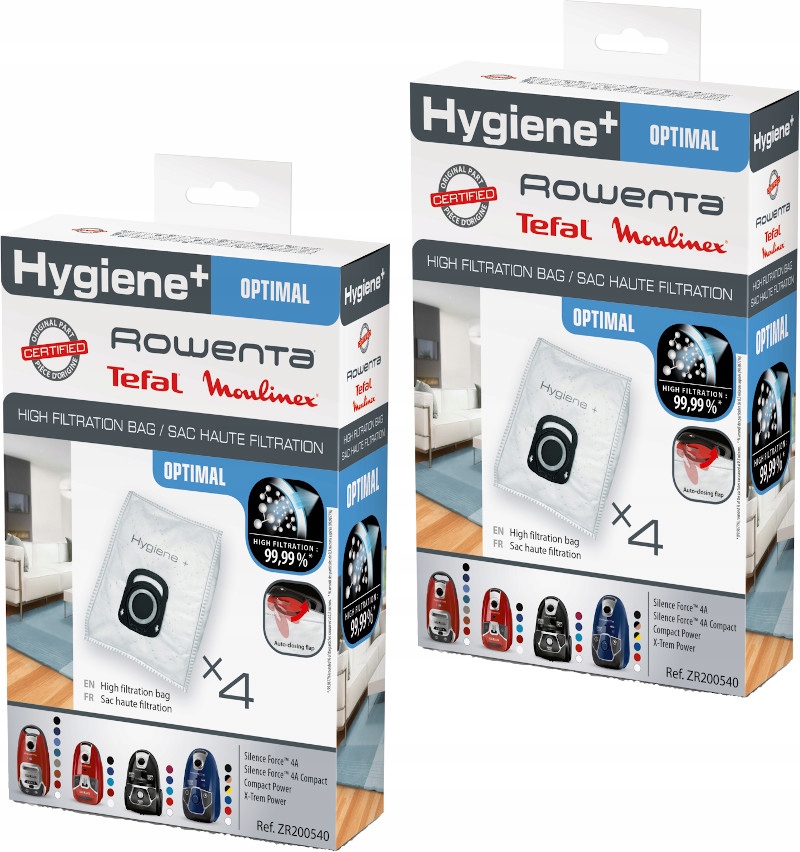 

Worki Tefal Rowenta Hygiene ZR200540 8 szt.