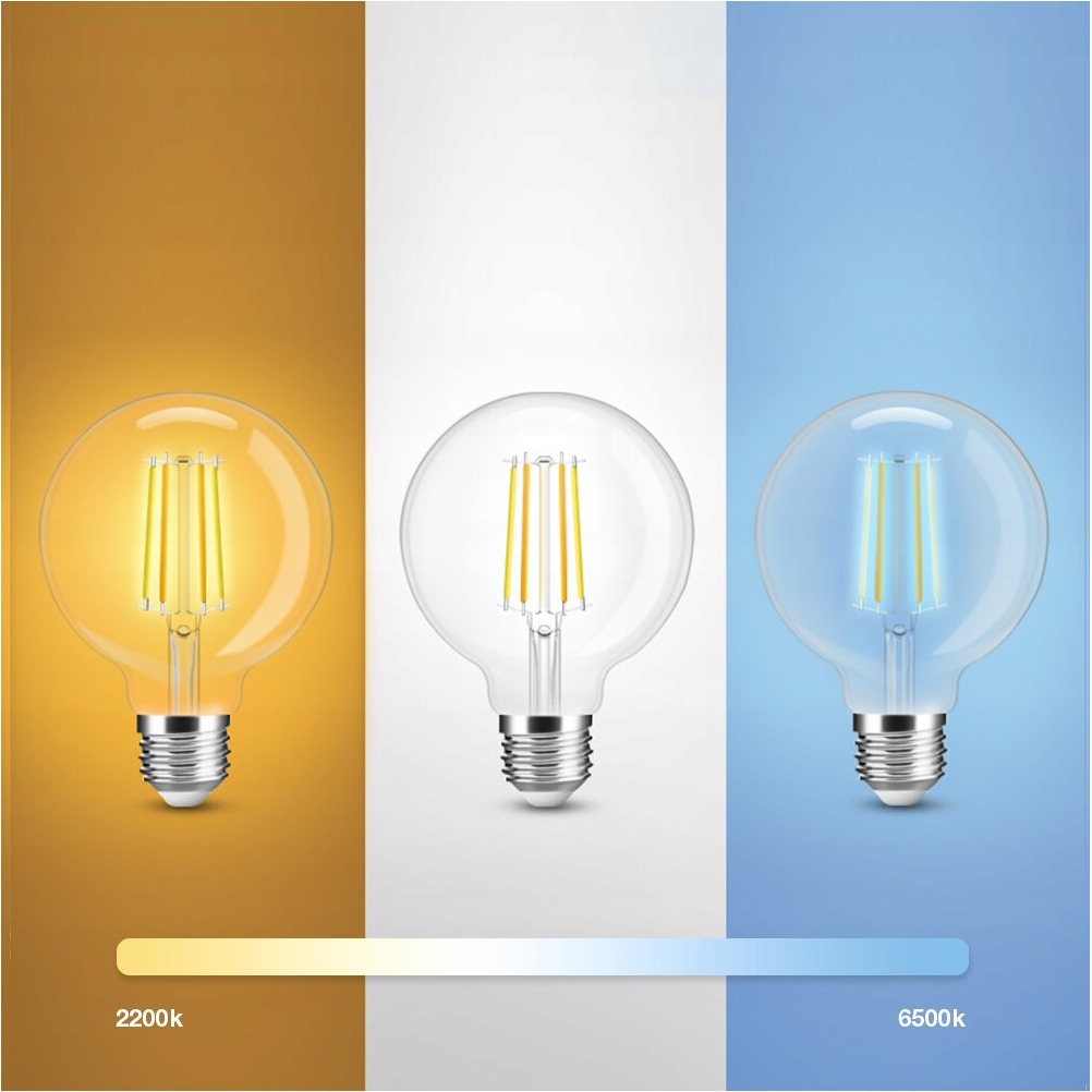 Żarówka 7W CCT Biała G95 ZigBee GL HUE TUYA Kod producenta Żarówka 7W CCT Biała G95 ZigBee HUE TUYA