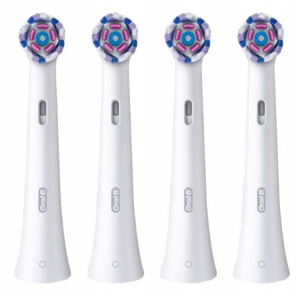 4x Oral-b iO Radiant White końcówki polerujące do szczoteczki iO