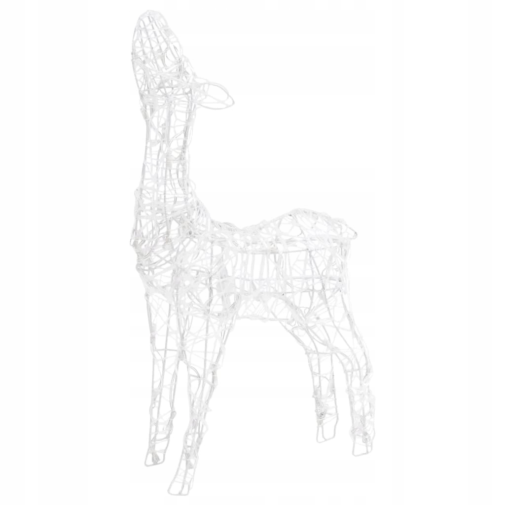 ŚWIĄTECZNE RENIFERY AKRYLOWE 160 CIEPŁYCH BIAŁYCH Rodzaj iluminacji renifer