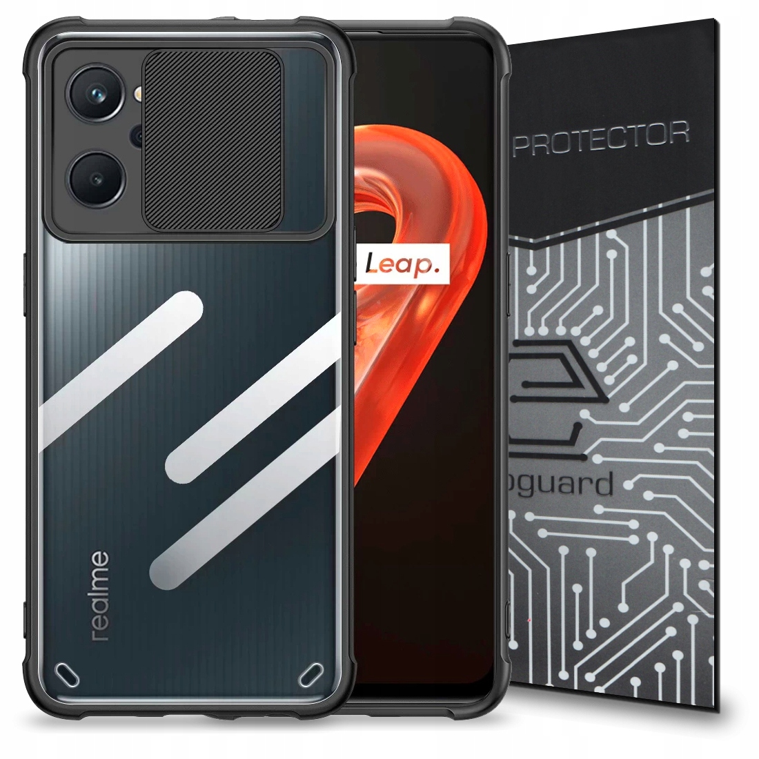 

Etui Pancerne+szkło do Oppo A96 (4G) Realme 9i