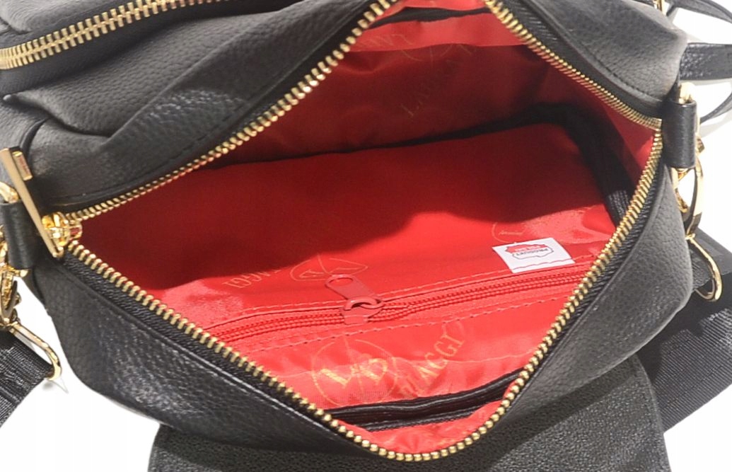 LAURA BIAGGI Torebka Listonoszka Kuferek Logo Materiał dominujący skóra ekologiczna