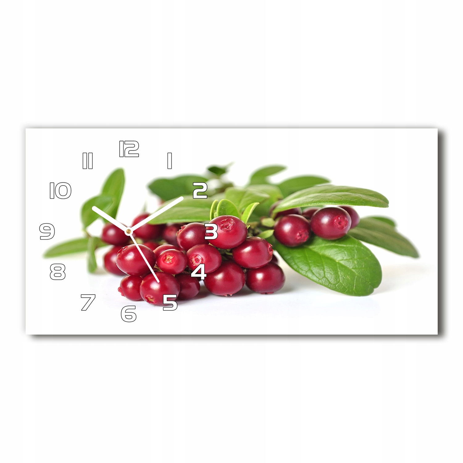 

Nowoczesny szklany zegar na ścianę Brusznica 60x30