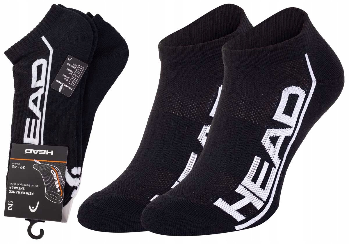 

Head Skarpetki Stopki Performance 2P Black r.39-42