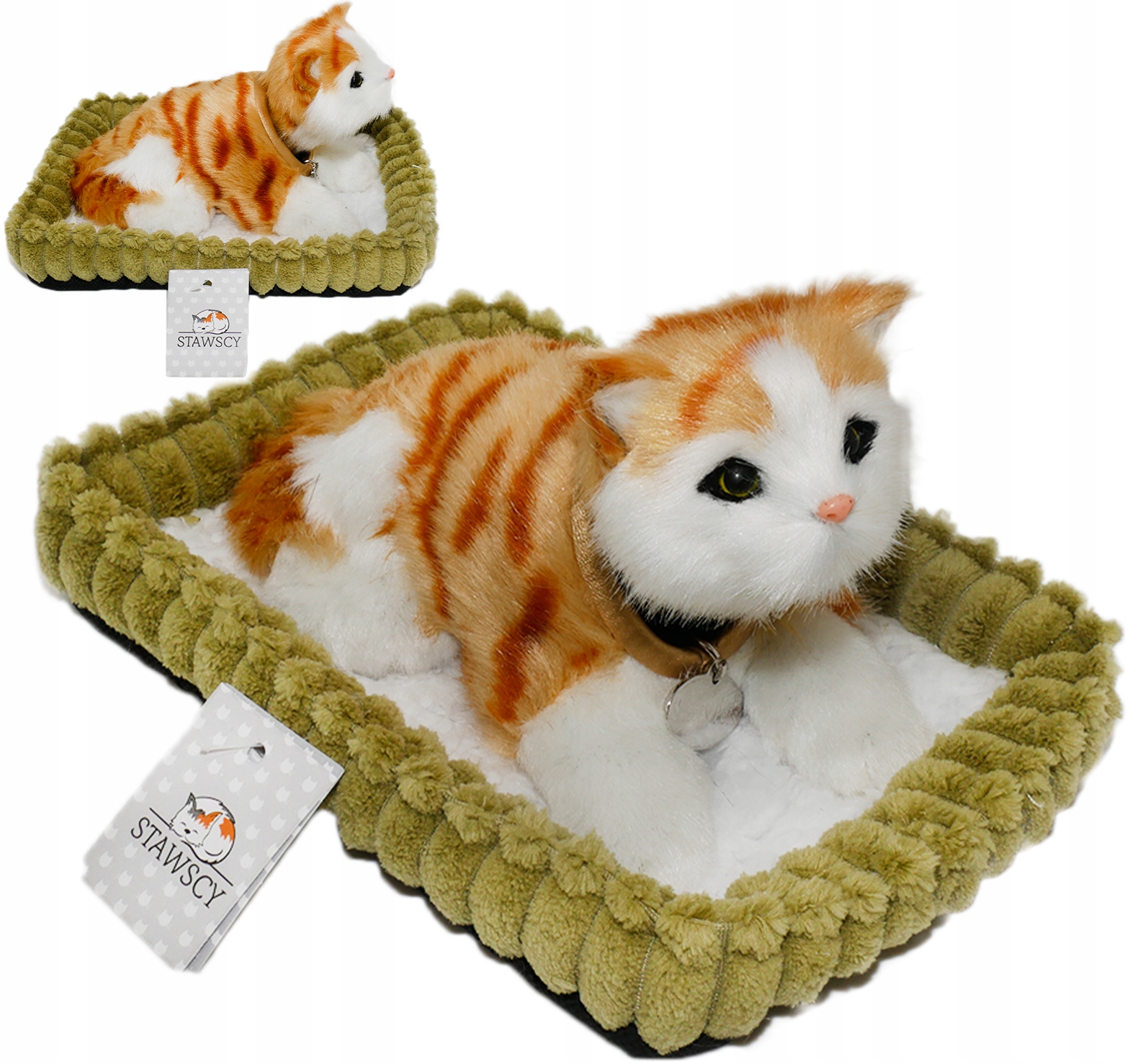 KOTEK z KIWAJĄCĄ GŁOWĄ figurka DO SAMOCHODU pies