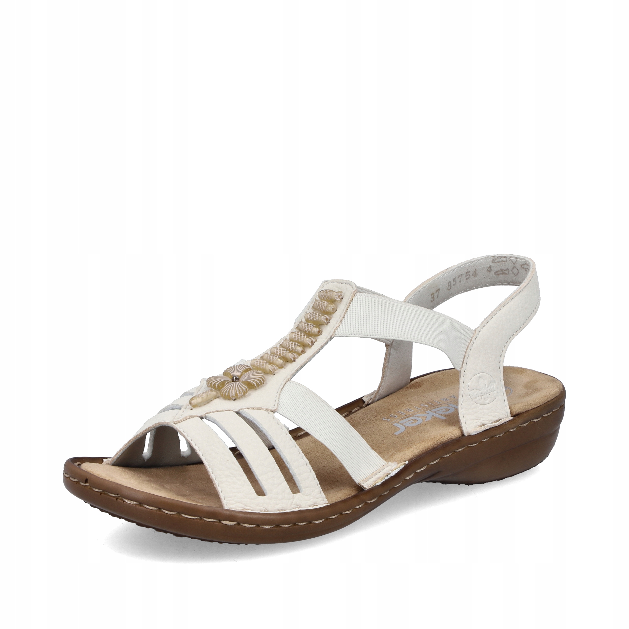 Rieker Antistress Dámské Sandály Ecru Nazouvací 60806-80 vel. 36