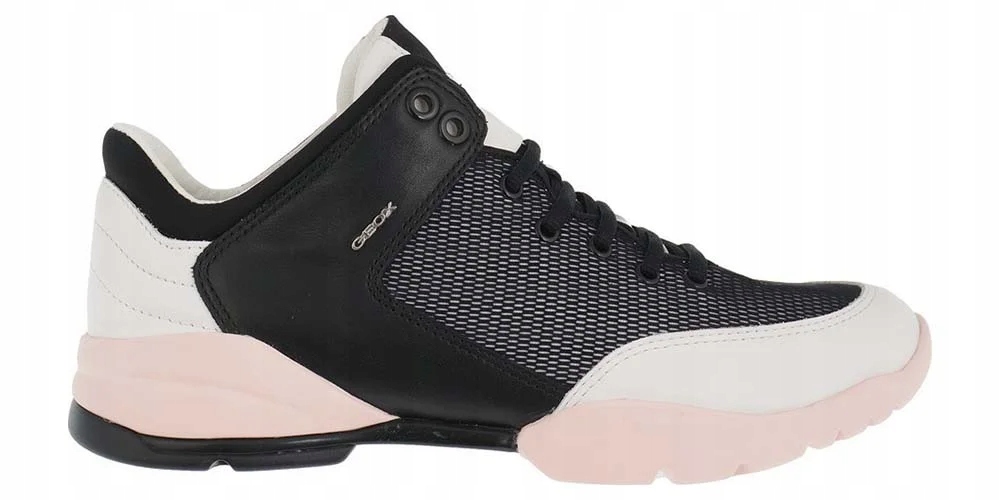 Geox Dámské polobotky D Sfinge A velikost 36 černobílé, kožené