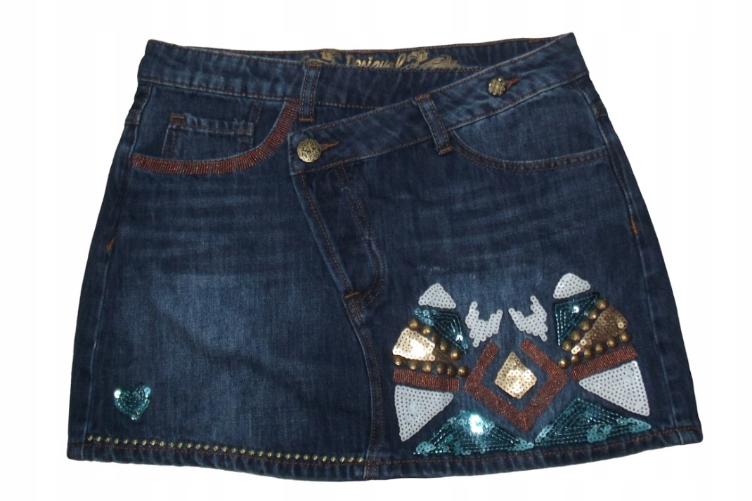 Džínová Sukně Desigual 69F27A9 vel 36