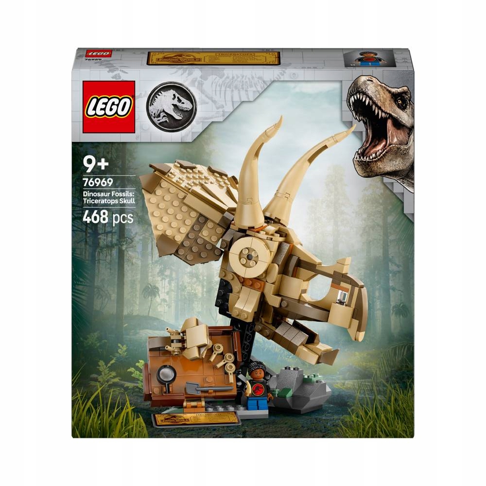 Lego 76969 Jurský svět Kostry dinosaurů: lebka Triceratopse