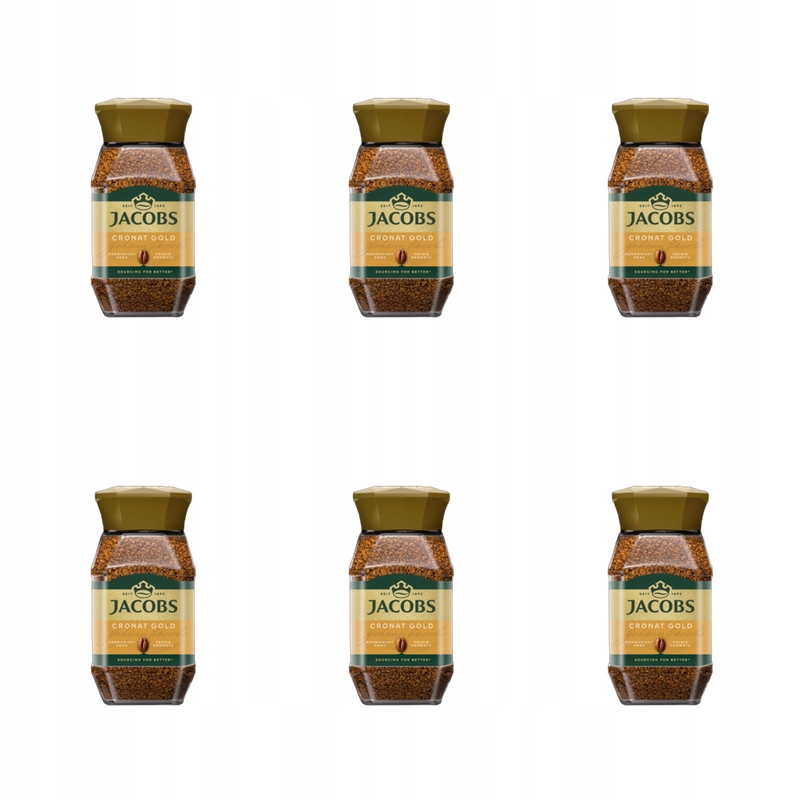 Jacobs Cronat Gold káva káva 100 g X6