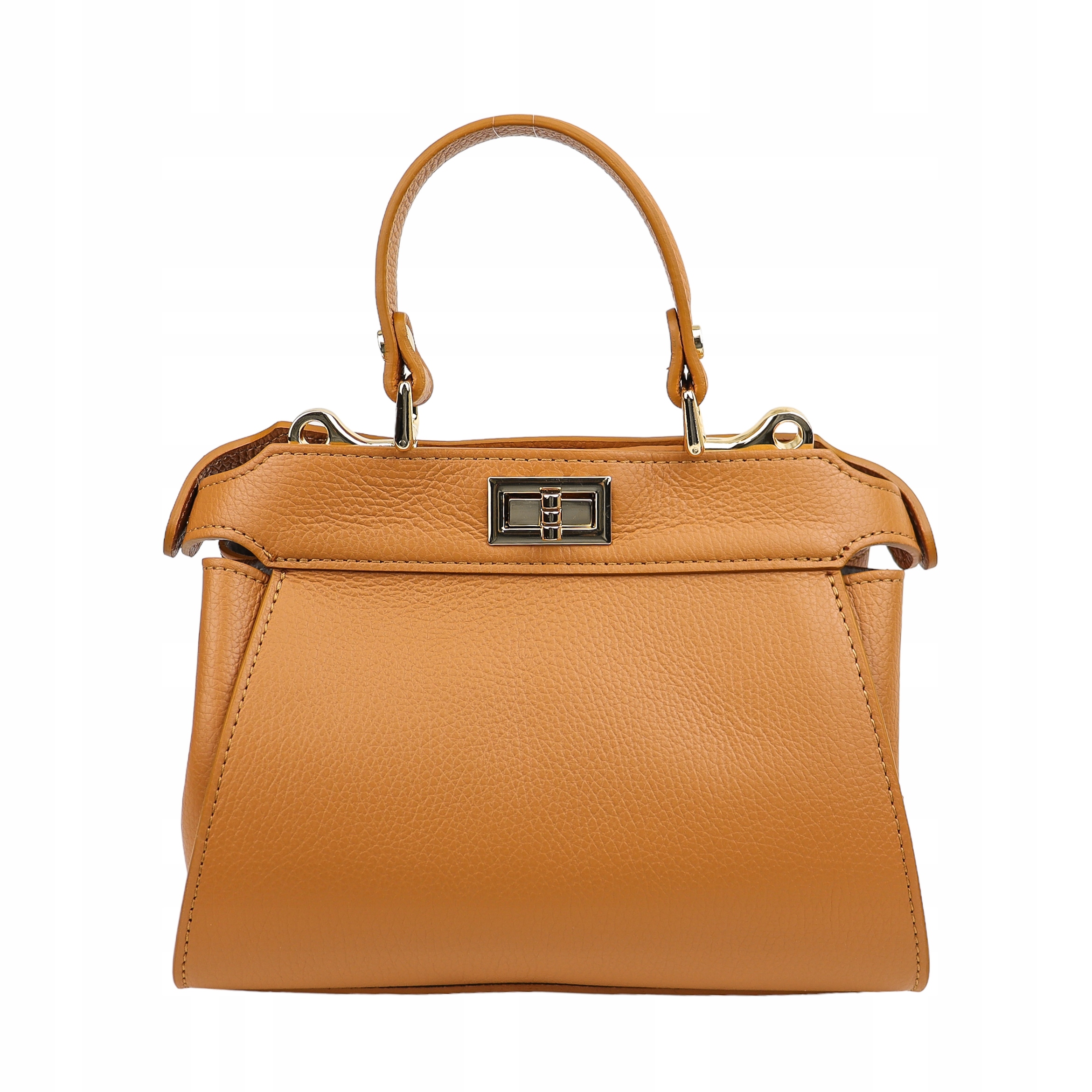 Dámská kabelka z lícové kůže Judy Oranžová