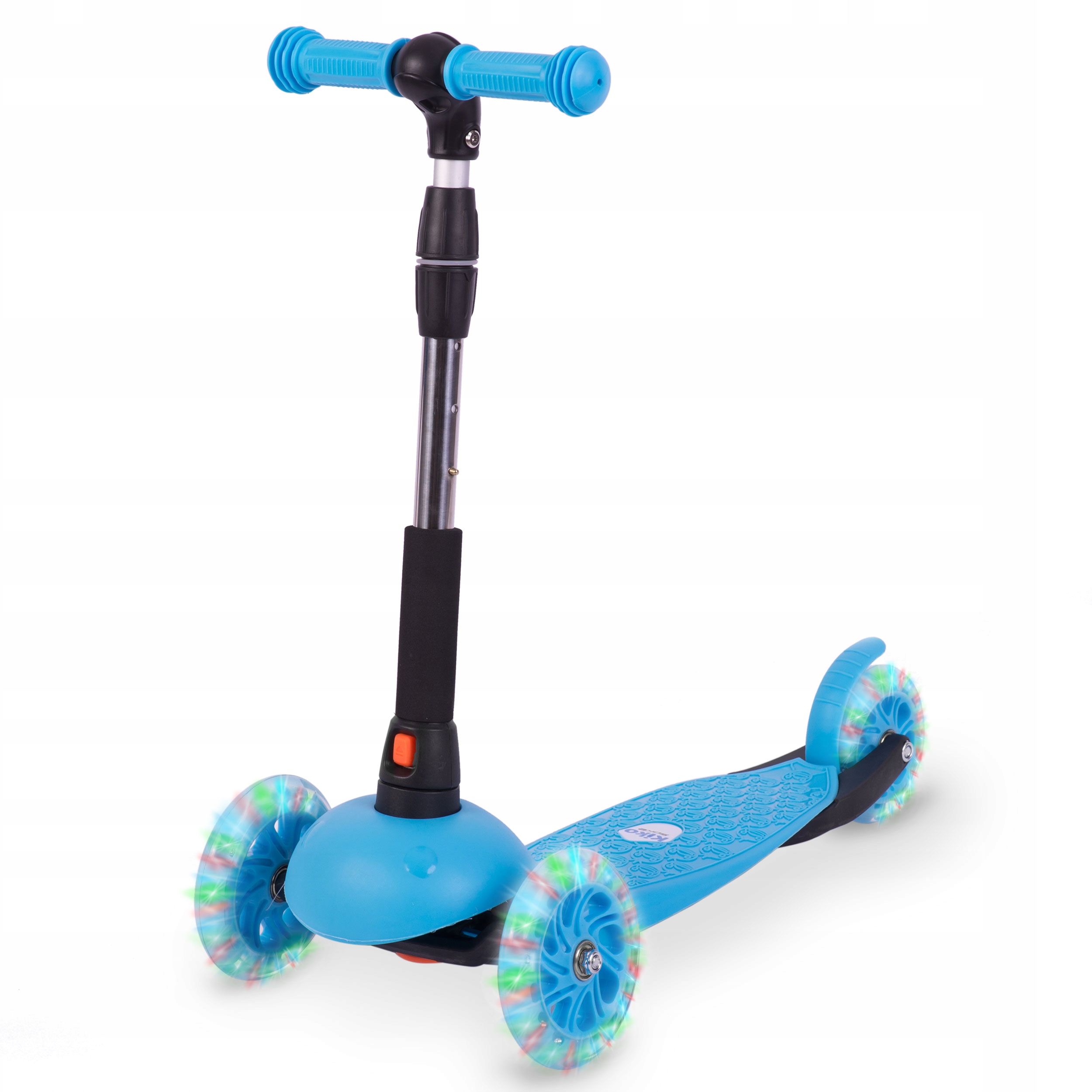 HULAJNOGA TRÓJKOŁOWA BALANSOWA SOKE DLA DZIECI LED Amortyzacja przód