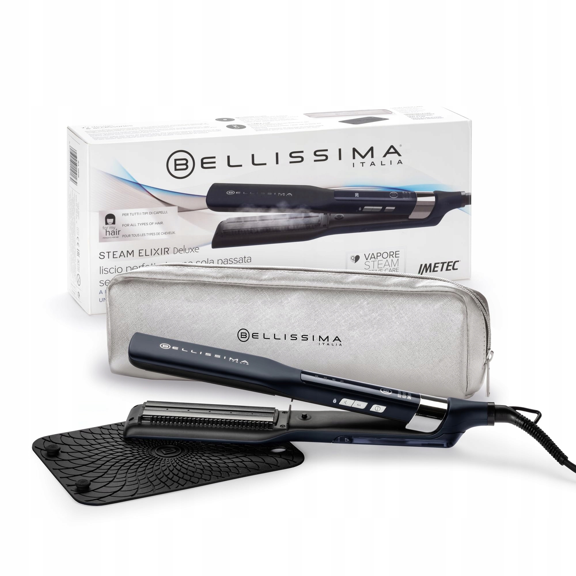 Žehlička Na Vlasy Bellissima Elixir Deluxe s keramickými destičkami a keratinem