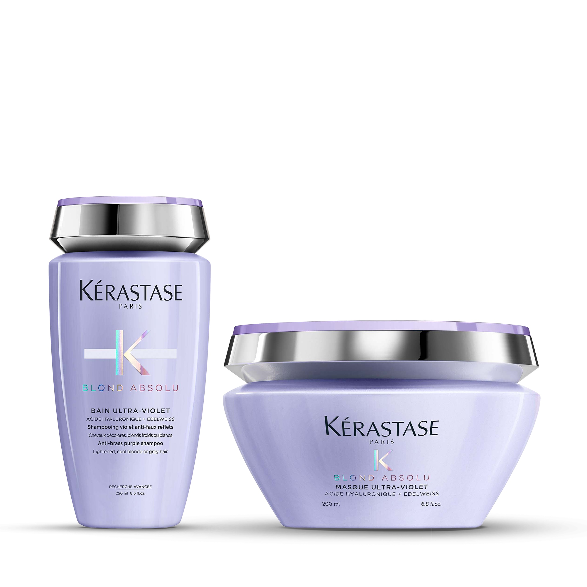 Kérastase Blond Absolu Ultra-Violet Zestaw Szampon 250ml Maska 200ml