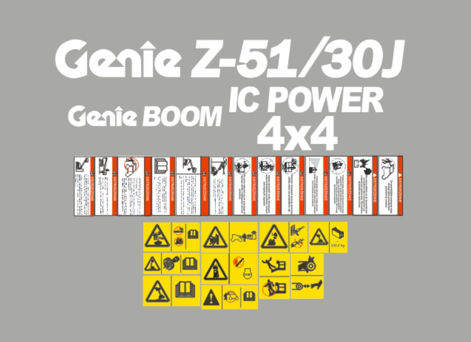 Samolepky kloubové Genie Každý Model