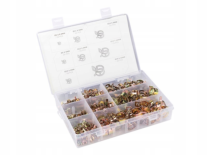 OPASKI SPRĘŻYNOWE, 160 SZT.