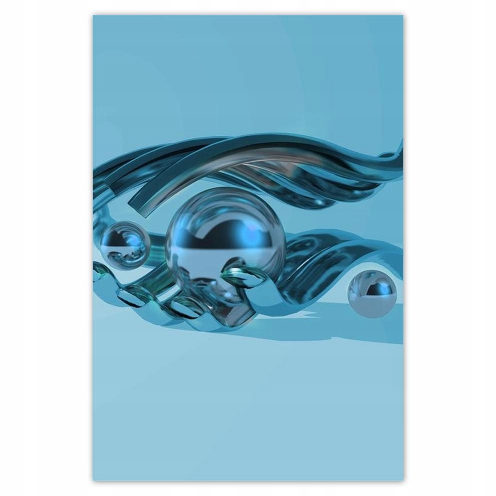 

Plakat 62x93 Niebieska grafika