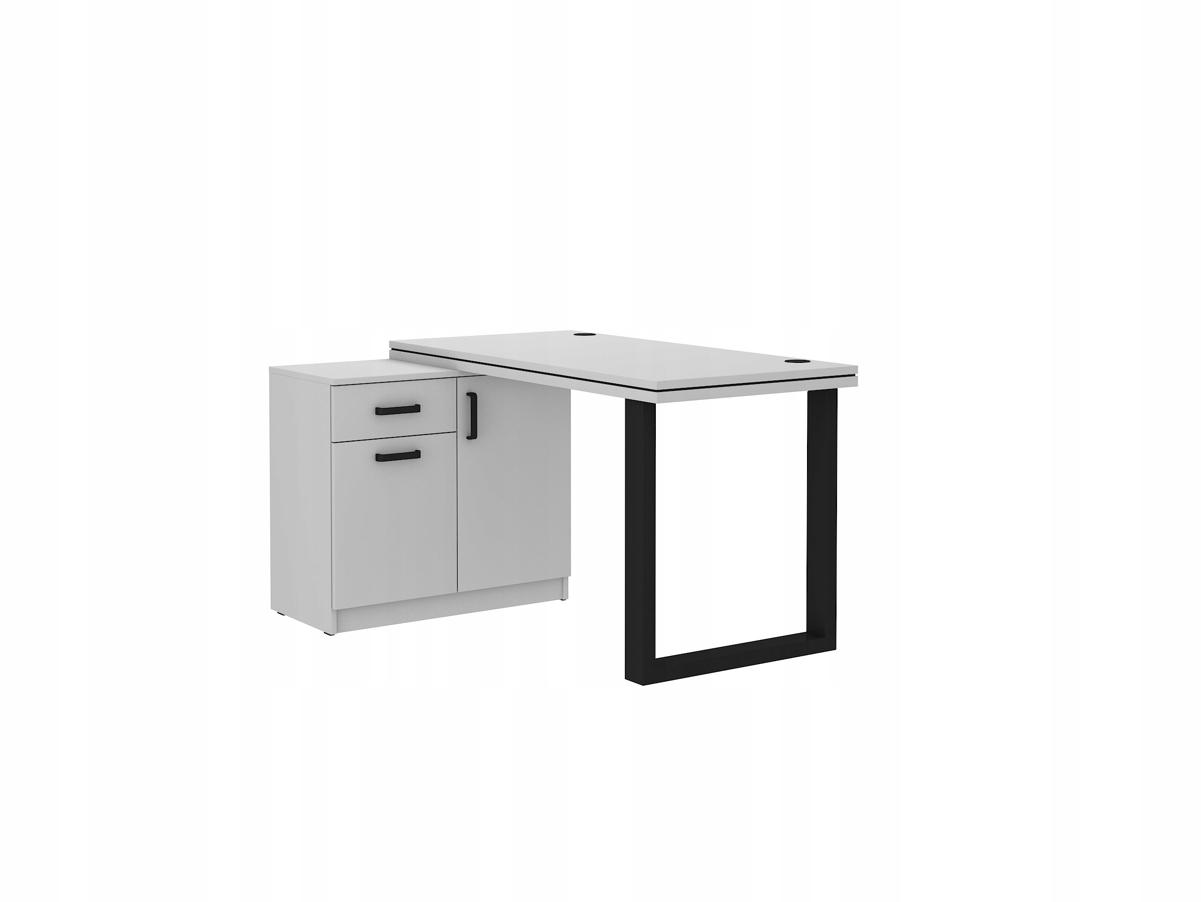 Psací stůl Maltesa 138 x 67 cm do pokoje kanceláře pod Počítač Šedý