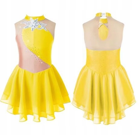 Strój Do Gimnastyki Balet Body Sukienka Do Tańca 128 134 Nr 1763