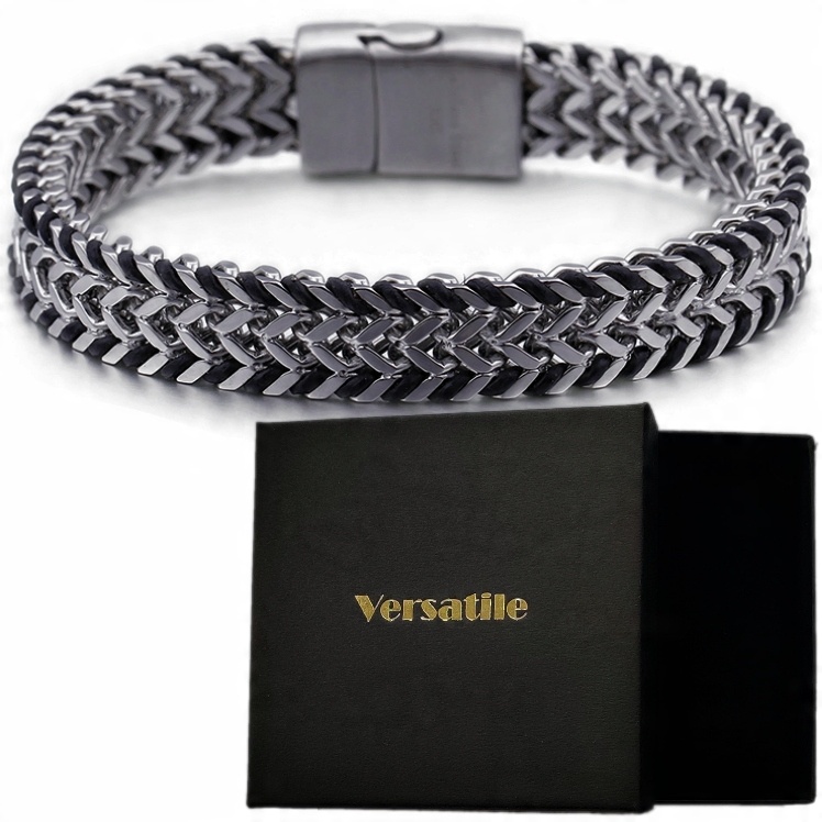 

Stalowa bransoletka męska 20,5cm Versatile Premium