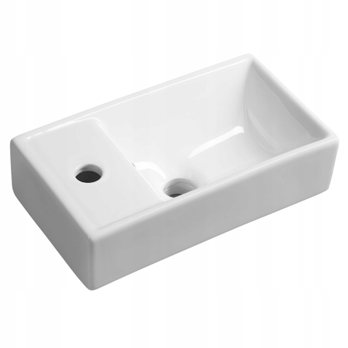 Sapho Minos Keramické umývadlo 40x22 cm ľavé 4759