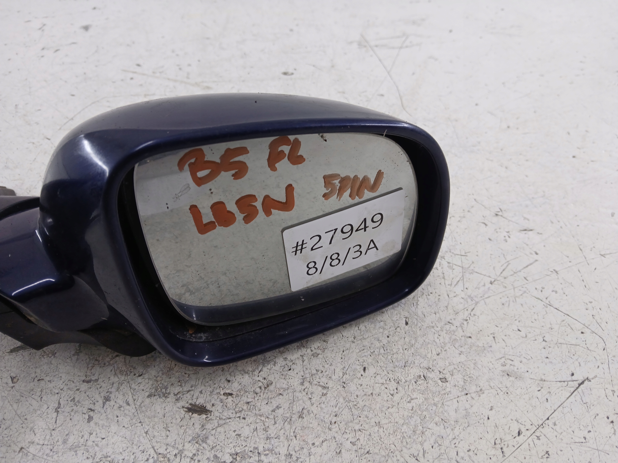 VW PASSAT B5 LIFT mirror right LB5N 5 PIN