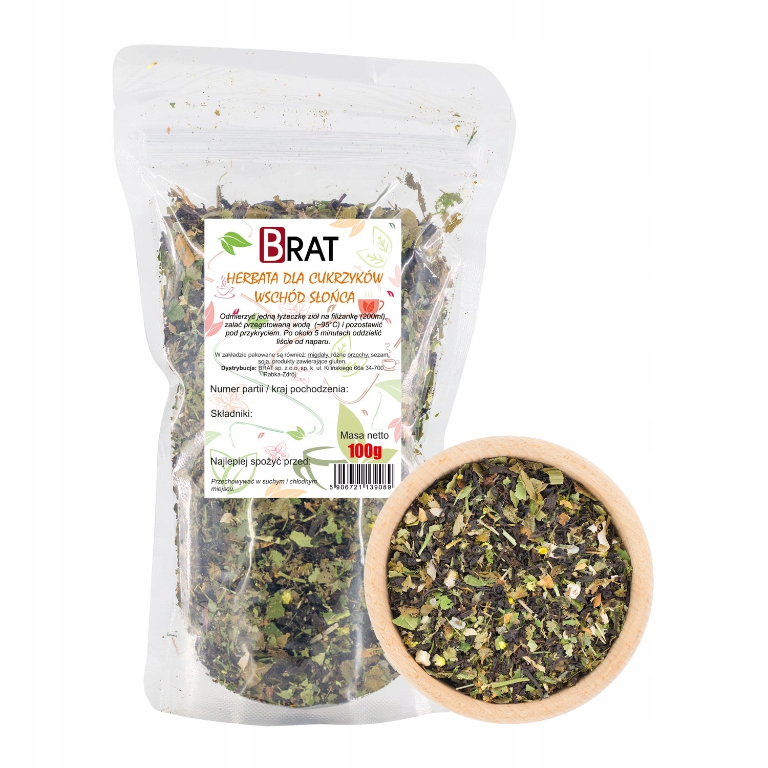 Levně Brat Čaj pro diabetiky Východ slunce 100 g