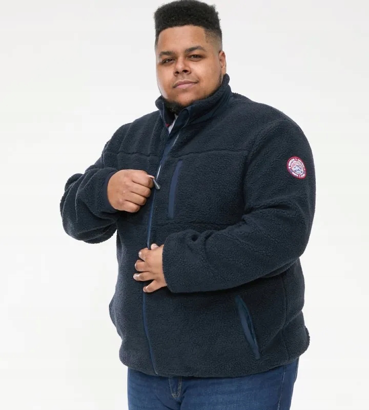 Velká Pánská Mikina v modré barvě SMITH-D555