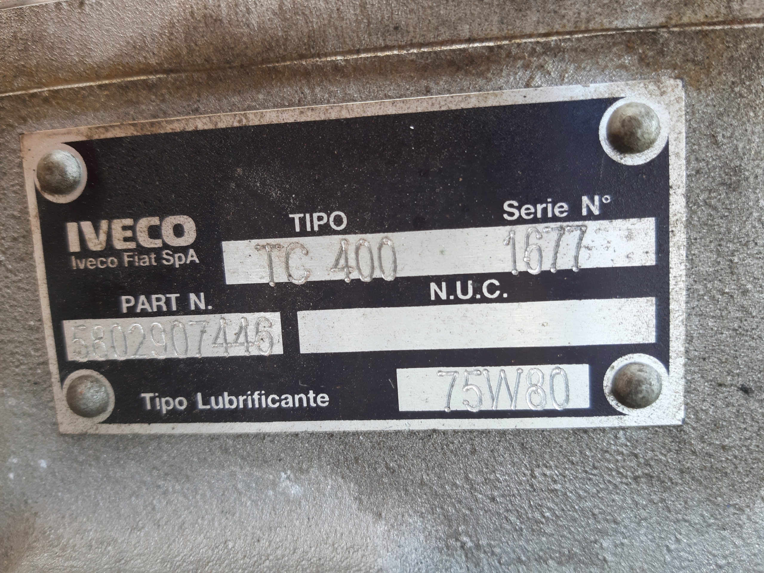 IVECO DAILY 4X4 REDUKTOR PRZEKŁADNIA SKRZYNIA TC400 5802907446 Wersja Europejska